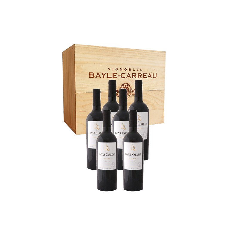 COFFRET BOIS N°19 -  6 BC