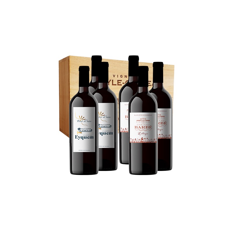 COFFRET BOIS N°20 -  6 MAGNUMS