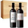 COFFRET BOIS N°17 - 2 MAGNUMS