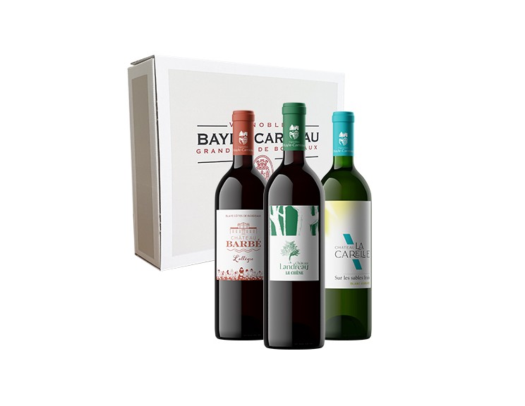 COFFRET CARTON N°3 - 3 BOUTEILLES DE 75 CL