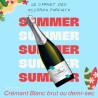 CRÉMANT BLANC BRUT OU 1/2 SEC